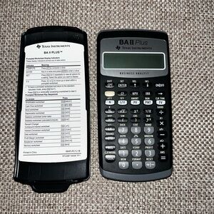 Texas Instruments BA II Plus Black Financial Calculator